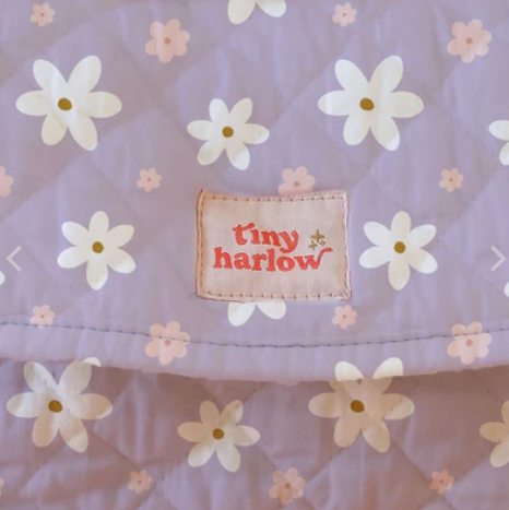 Doll Bedding Set - Lilac Daisy