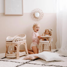 Load image into Gallery viewer, Rattan Doll High Chair
